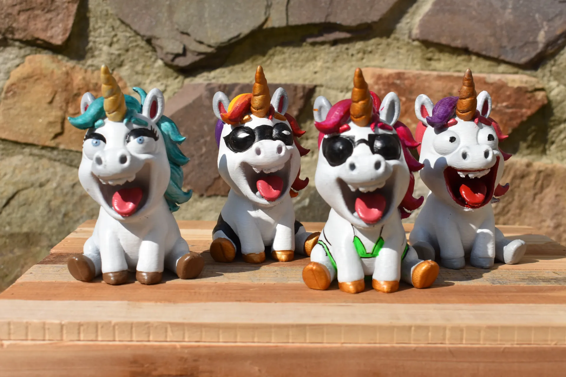 ensemble licornes barges