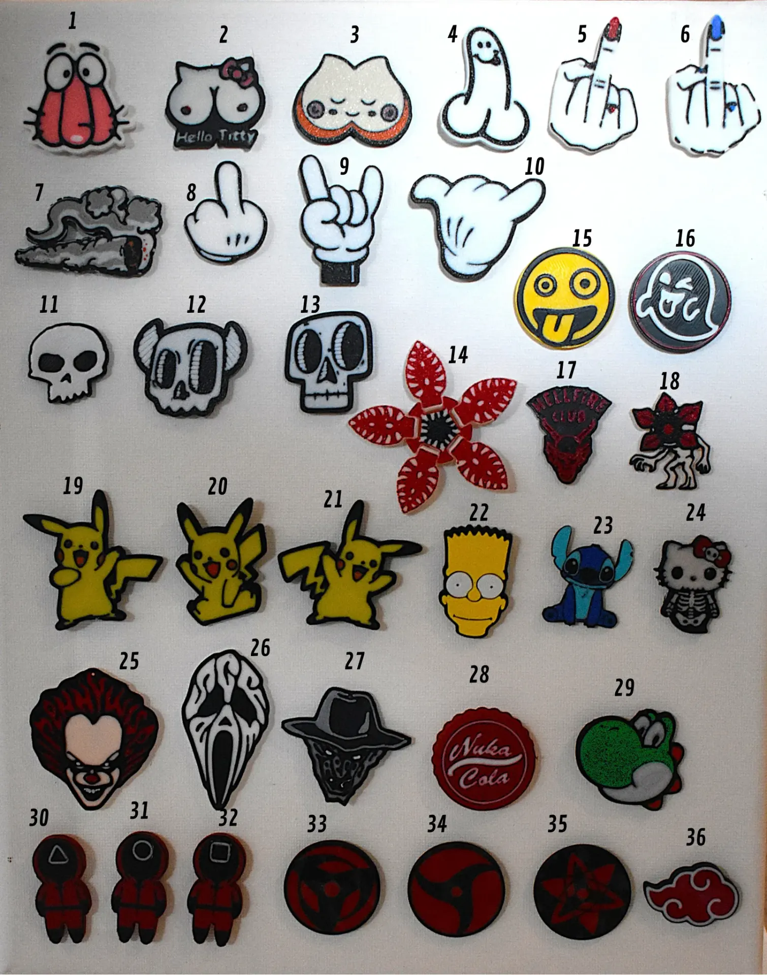 Pin's (1-penis yeux)