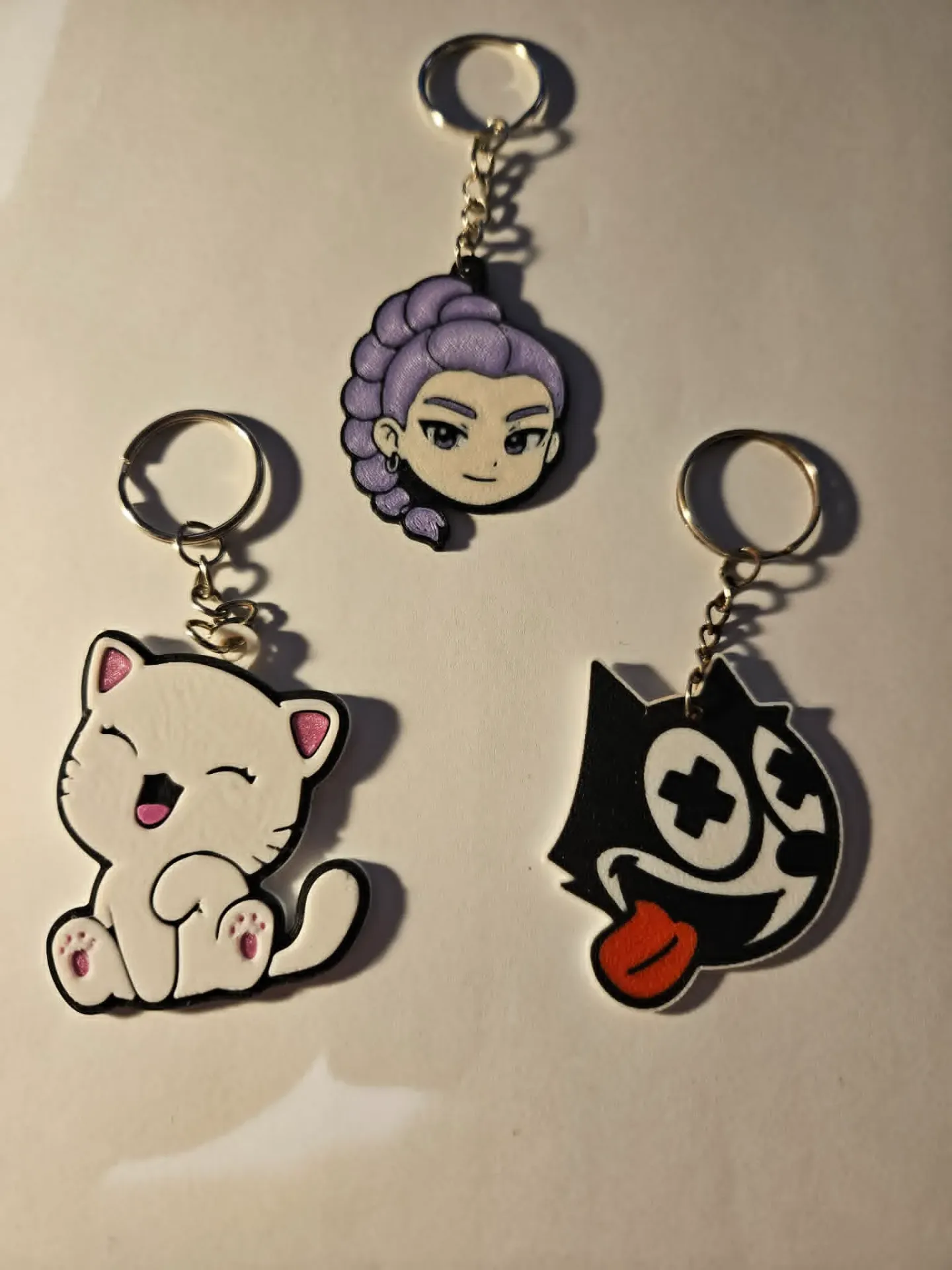 Porte-clés mignons (1-chat mignon)