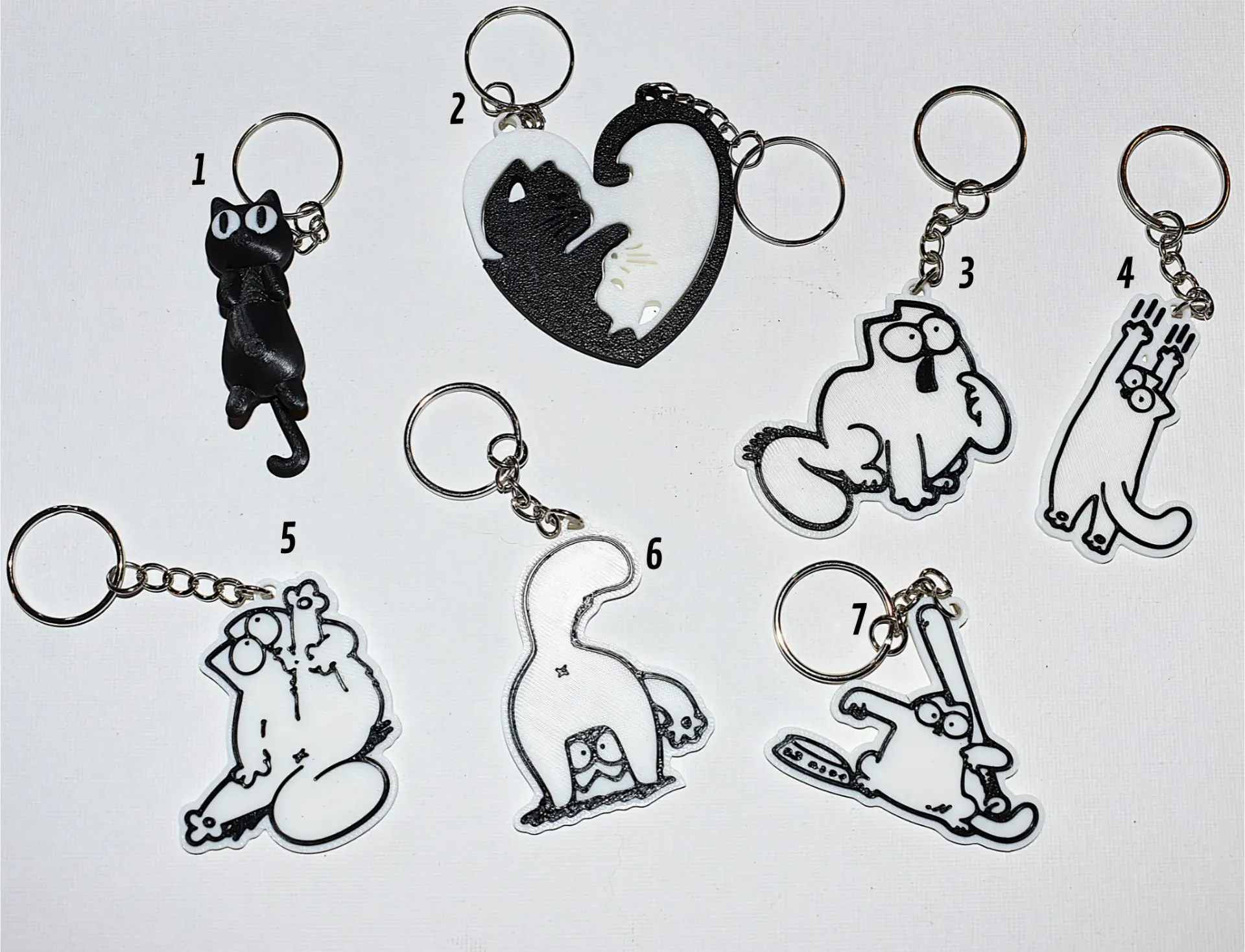 Porte-clés Chat (1-Chat 3D)