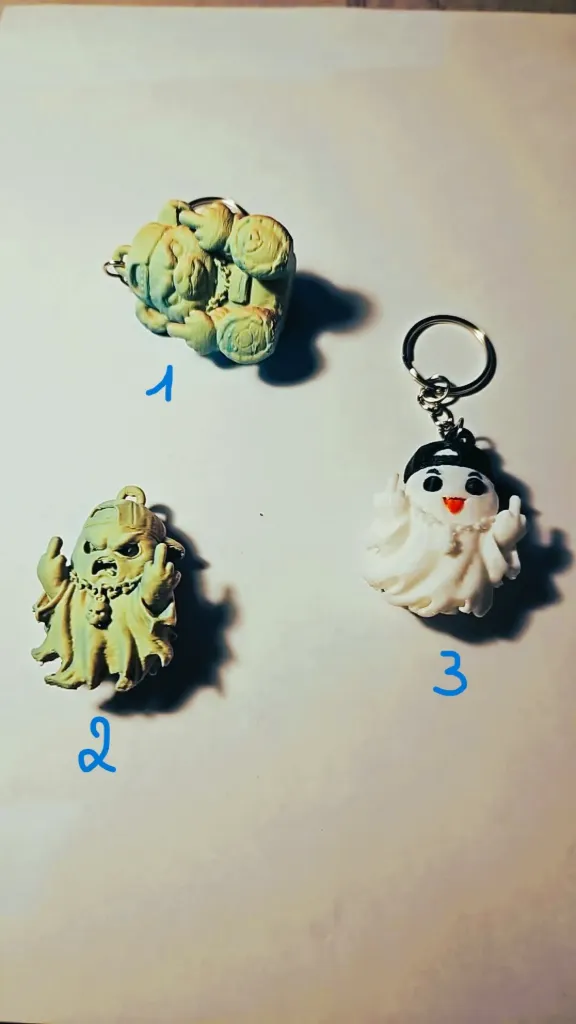 Porte-clés pas content